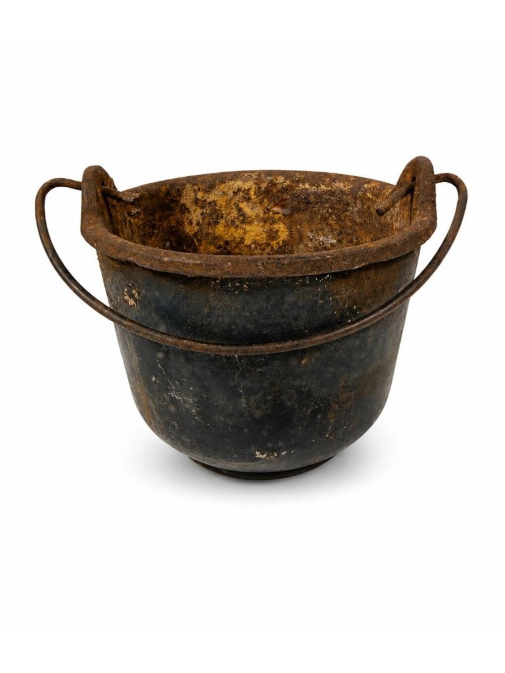 Smelting Pot Vintage Cast Iron Lead Melting  w/ Bail Handle Stamped 5482 Cookwar
